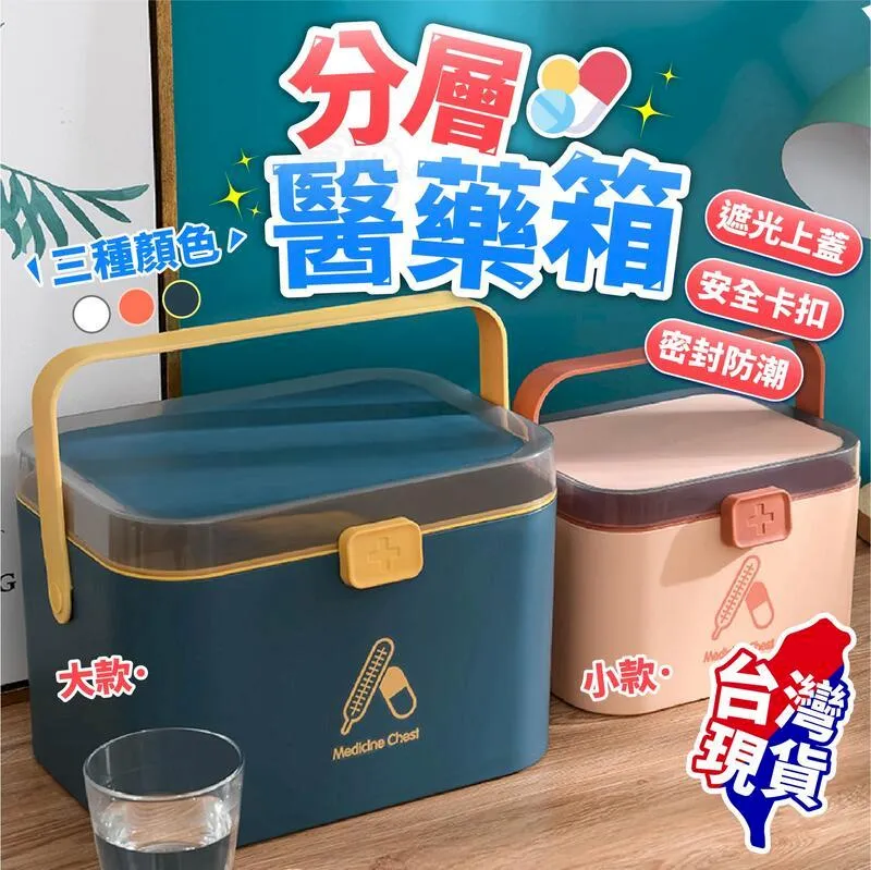 【雙層醫藥箱 大款】 藥品 家用 家庭 手提 醫藥箱 藥盒 急救箱 醫療箱 藥箱 急救箱保健箱｜HNHAB1 歷史價格詳細信息