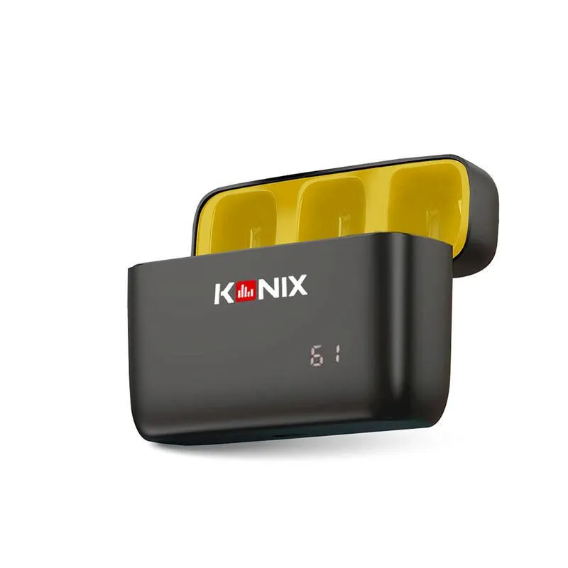 【KONIX】無線收音麥克風 安卓蘋果雙規格 手機麥克風 領夾式 一對二無線麥克風 歷史價格詳細信息