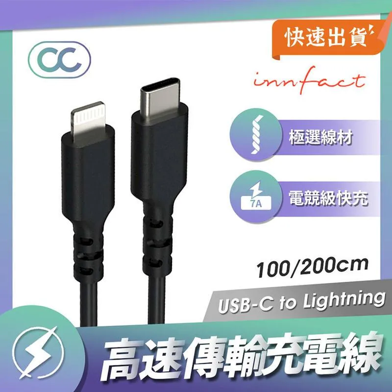Innfact OC USB-C To USB-C 快速充電線 100cm 閃充 傳輸線 Type-C 充電線 快充線 歷史價格詳細信息