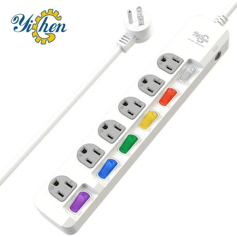 【YiChen】6切6座3P安全延長線15尺 | 366AS_15 歷史價格詳細信息