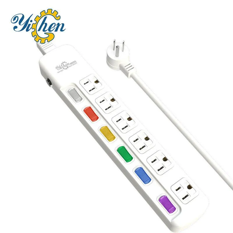 【YiChen】6切6座3P安全延長線15尺 | 366AS_15 歷史價格詳細信息