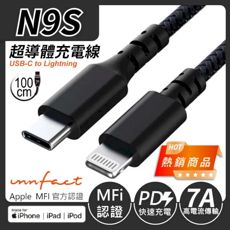 【innfact】橘色閃電 極選線材 OC USB-C to Lightning 高速傳輸 充電線 200cm 歷史價格詳細信息