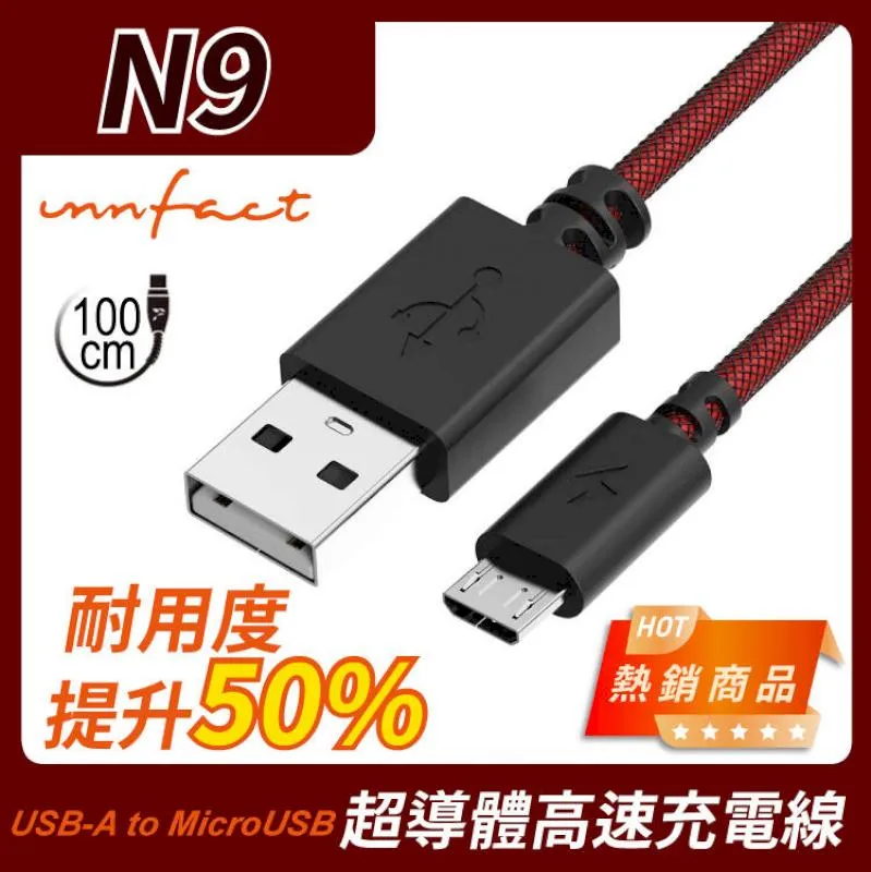【innfact】橘色閃電 提升25%速度 OC USB-A to USB-C Type C 高速傳輸 充電線 100cm 歷史價格詳細信息