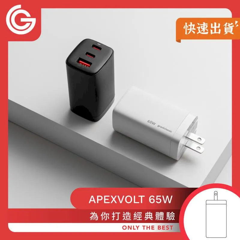 grantclassic 充滿快樂 ApexVolt PD65W GanUltra 電源供應器 GaN氮化鎵 快速充電頭 筆電充電器 歷史價格詳細信息
