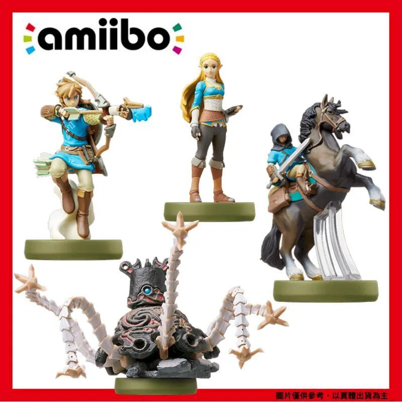任天堂 Amiibo 薩爾達傳說 曠野之息系列 四英傑 達爾克爾 米法 烏爾波札 力巴爾 歷史價格詳細信息
