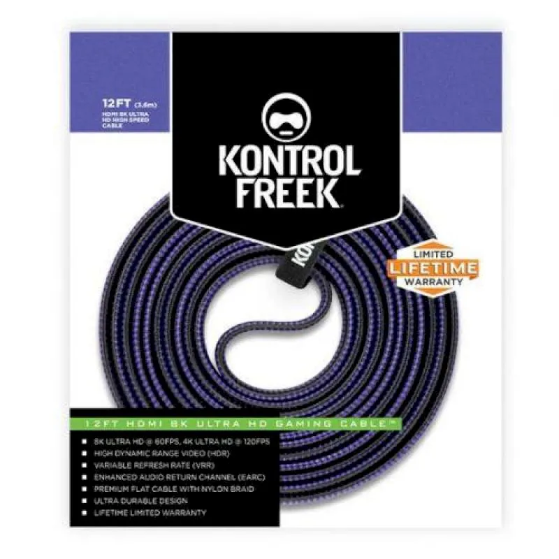 KontrolFreek HDMI 8K Ultra Gaming Cable 3.65m 傳輸線 4800-12F 歷史價格詳細信息