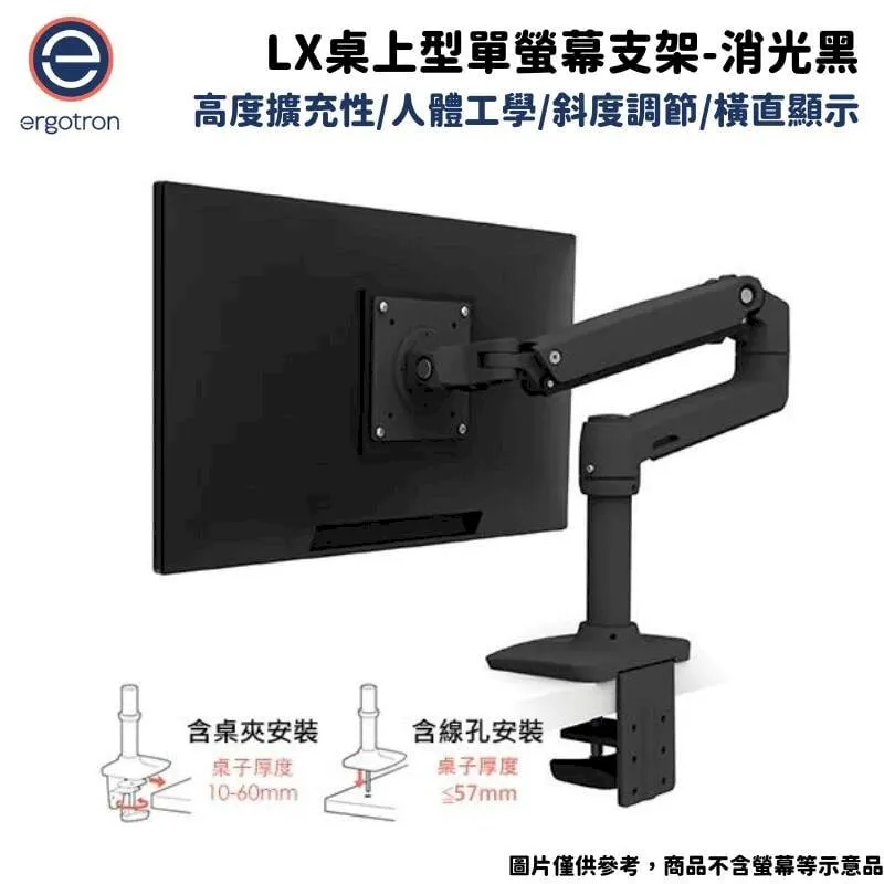 Ergotron 愛格升 MXV桌上型單螢幕支架- 霧面白45-486-216 歷史價格詳細信息