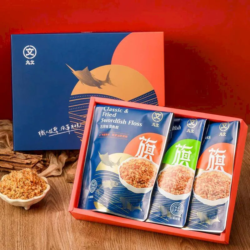 【丸文】銀養招牌魚鬆酥大禮盒－附提袋 (銀養旗魚鬆*1+旗魚酥*1+鮭魚酥* 歷史價格詳細信息