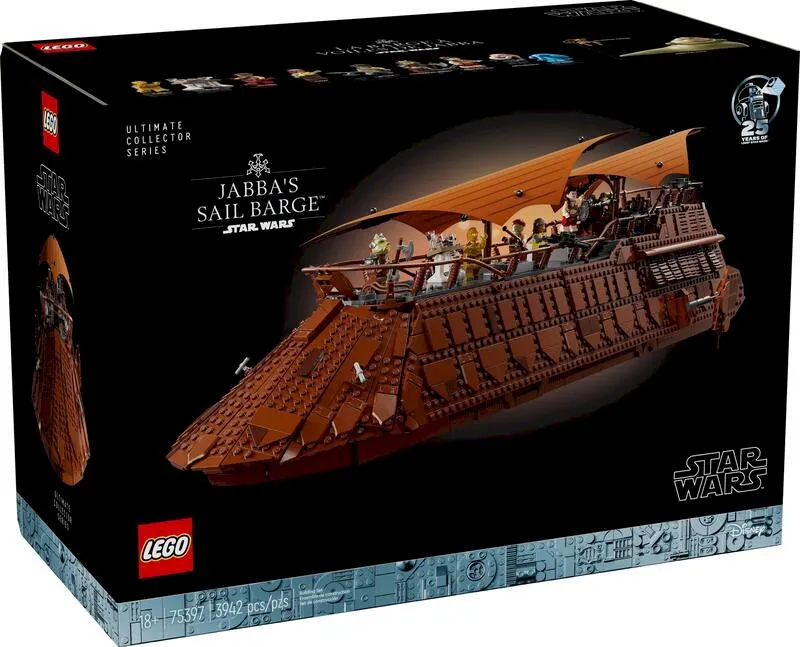 LEGO 75397 賈霸飛船 Jabba's Sail Barge 星戰UCS系列  12月到貨 歷史價格詳細信息