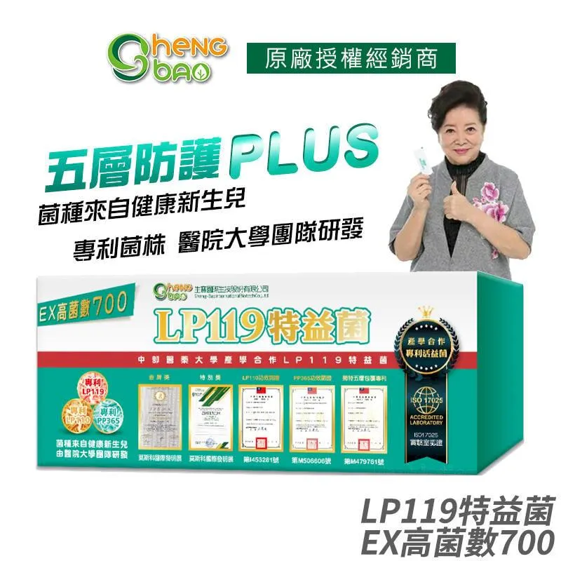 [生寶國際生技] LP119 特益菌 益生菌 1000億升級版EX 10盒優惠 專利五層菌 歷史價格詳細信息