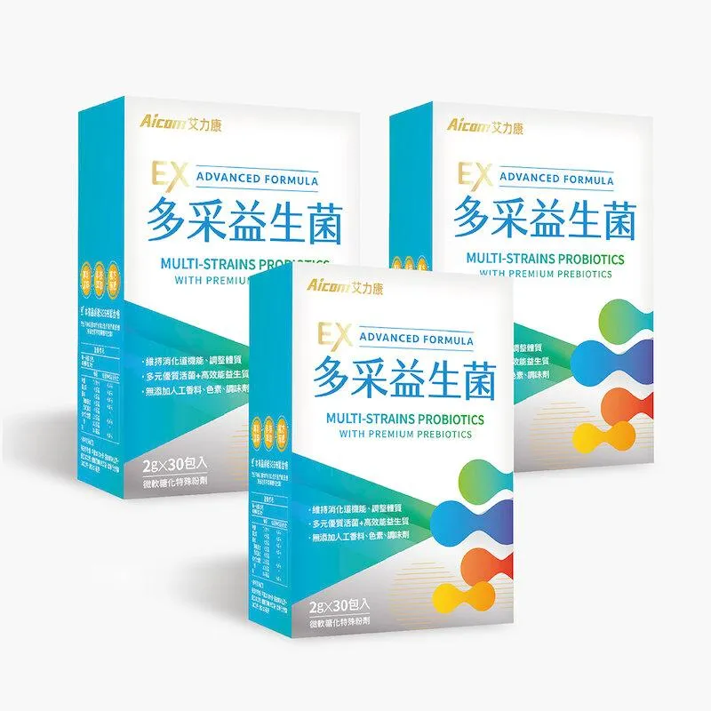 艾力康Aicom 多采益生菌EX (30包/盒) 乳酸菌 消化 排便順暢 歷史價格詳細信息