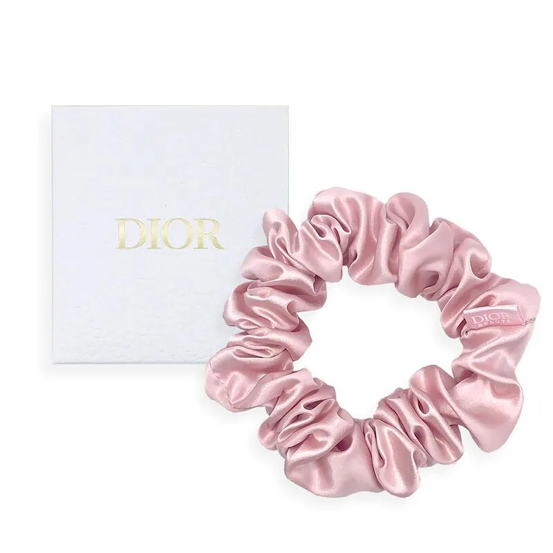 Dior 迪奧 法式真絲髮帶 粉紅大腸圈 歷史價格詳細信息