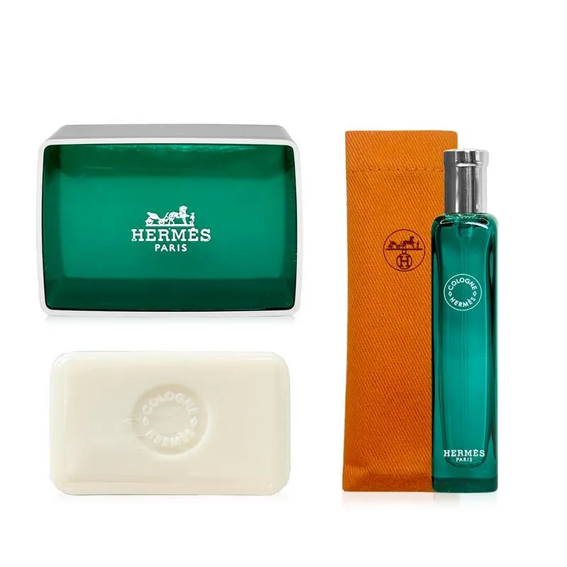 HERMES 愛馬仕 經典香皂組(50gX2)[橘綠之泉+尼羅河]-國際航空版 贈旅行化妝包 歷史價格詳細信息