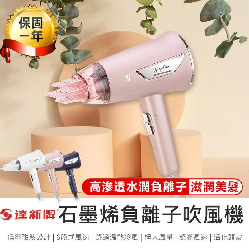 【達新牌】石墨烯遠紅外線水潤負離子吹風機(TS-6888)(TS-6868)(TS-6880)｜三色可選 歷史價格詳細信息