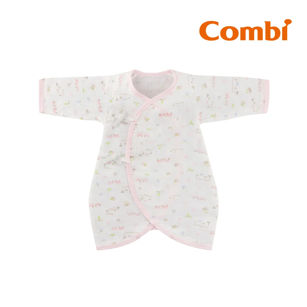 《 Combi 》純棉柔紗紗布蝴蝶裝-快樂車車(二色可選) 歷史價格詳細信息