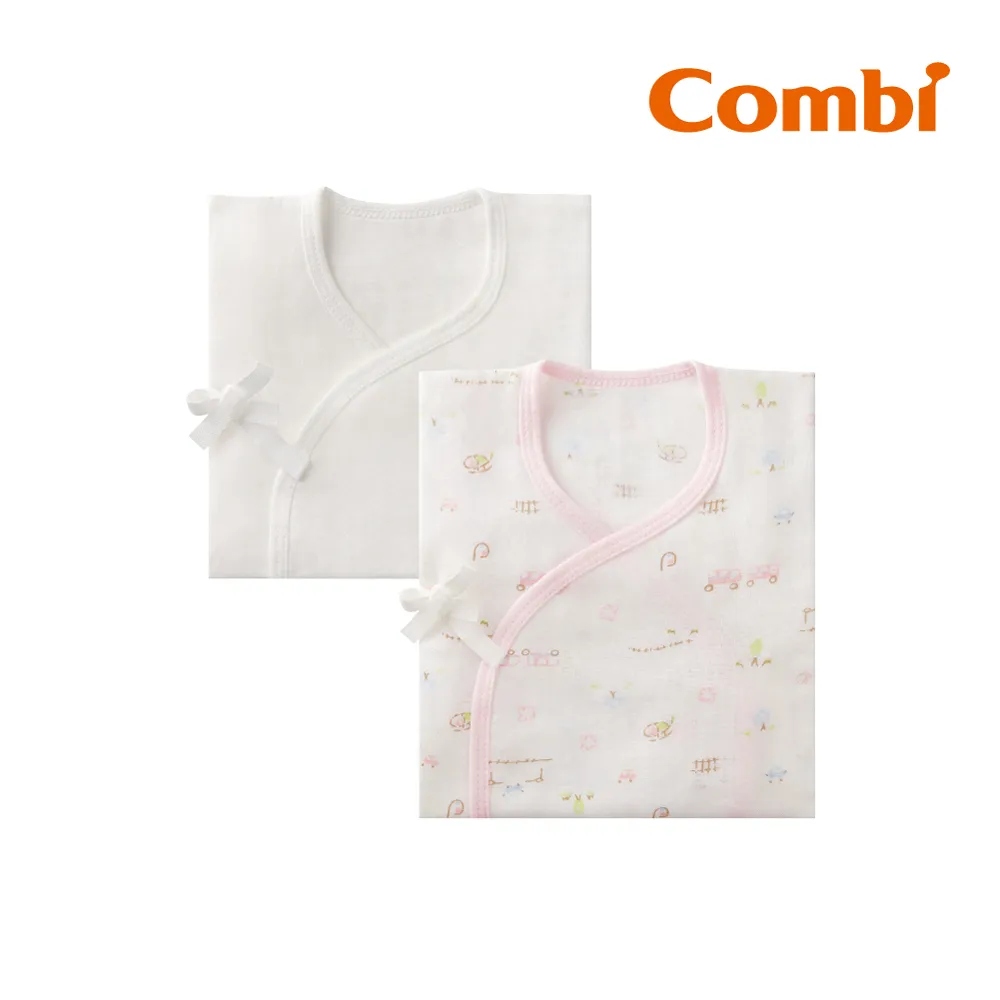 《 Combi 》 純棉柔紗紗布肚衣2入組-快樂車車 (二色可選) 歷史價格詳細信息