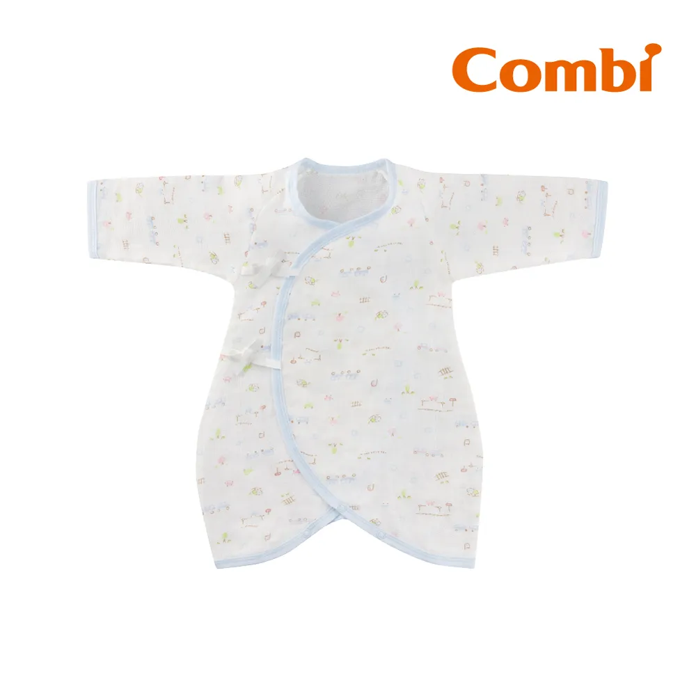 《 Combi 》純棉柔紗紗布蝴蝶裝-快樂車車(二色可選) 歷史價格詳細信息