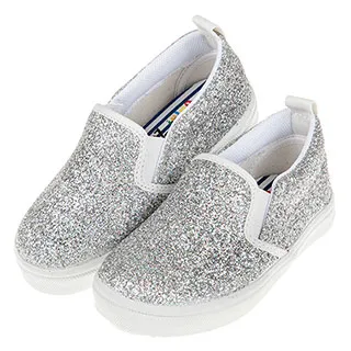《布布童鞋》台灣製舞台表演銀光閃亮兒童帆布鞋(15~20公分) [ E9B189Q ] 歷史價格詳細信息