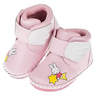 《布布童鞋》Miffy米飛兔閃亮粉色寶寶皮革靴(13.5~15.5公分) [ L9U017G ] 歷史價格詳細信息