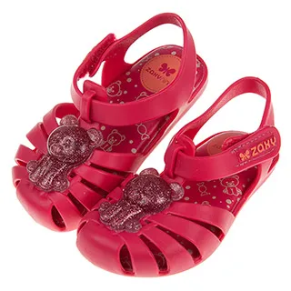 【布布童鞋】ZAXY綺麗牡丹花桃紅色寶寶護趾涼鞋香香鞋(U9G148H) 歷史價格詳細信息