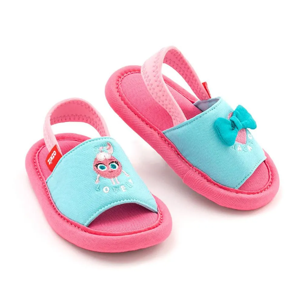 韓國 OZKIZ-鬆緊腰滿版印花縮口防蚊褲-彩色愛心-淡粉 歷史價格詳細信息