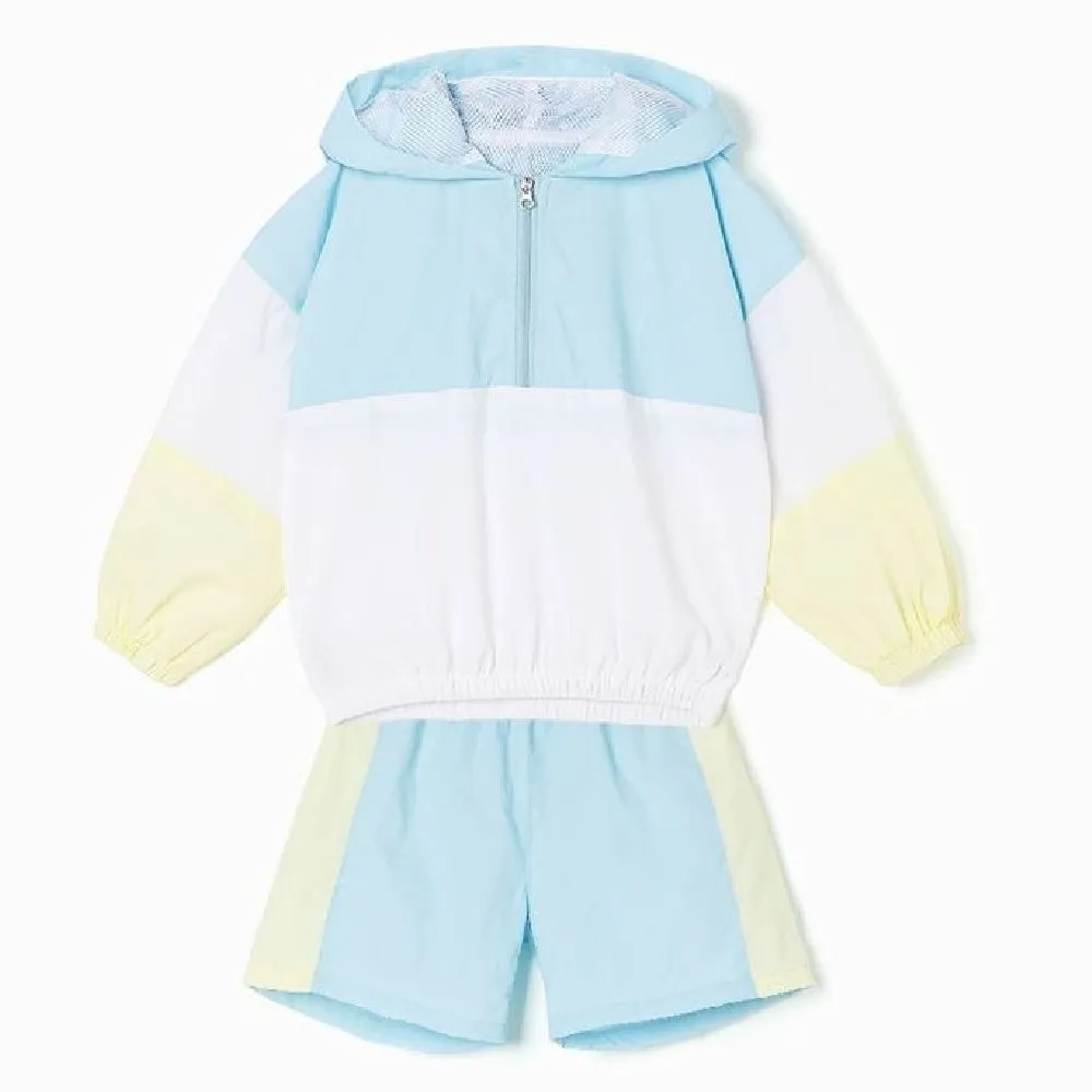 韓國 OZKIZ-長袖兒童泳裝-三件組-布萊德理髮廳-藍 歷史價格詳細信息