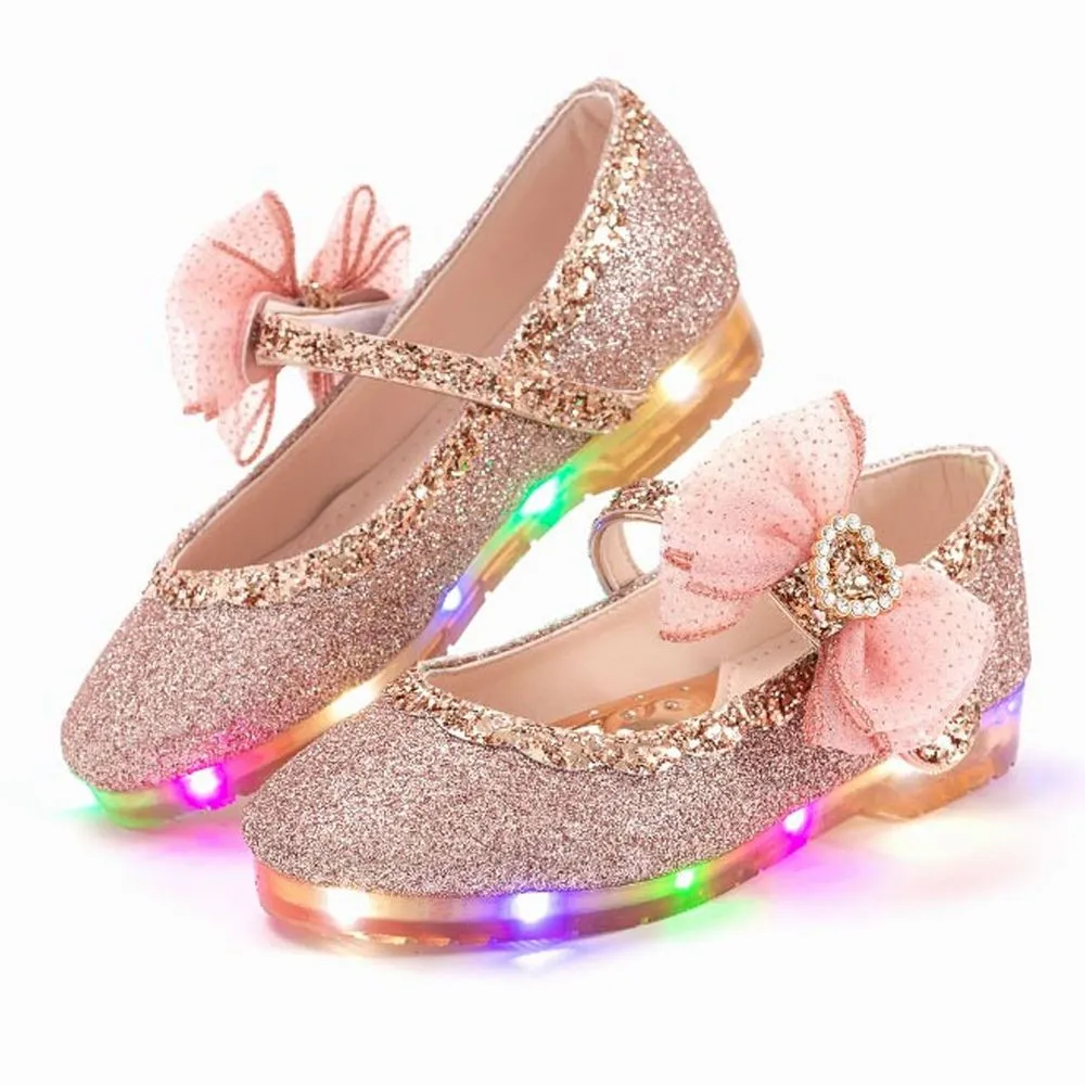 韓國 OZKIZ-(LED)愛心細鑽雙層蝴蝶結皮鞋-紫 歷史價格詳細信息