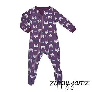 【ZippyJamz】有機棉寶寶拉鍊連身服(綠色狐狸) 歷史價格詳細信息