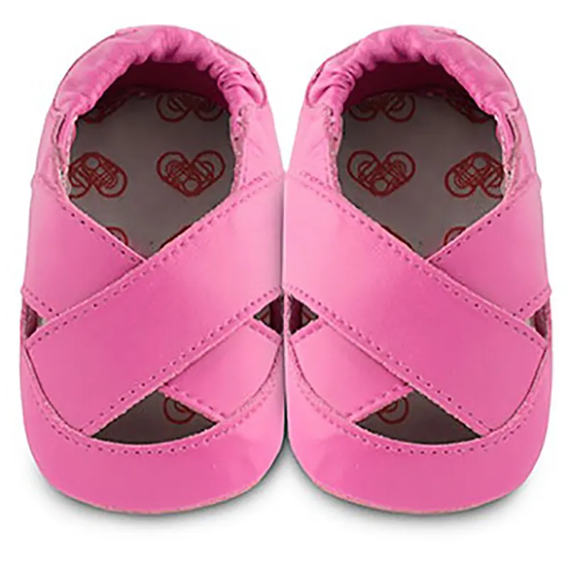 英國 shooshoos 安全無毒真皮手工鞋/學步鞋/嬰兒鞋_草莓之吻涼鞋_101006 (公司貨) 歷史價格詳細信息