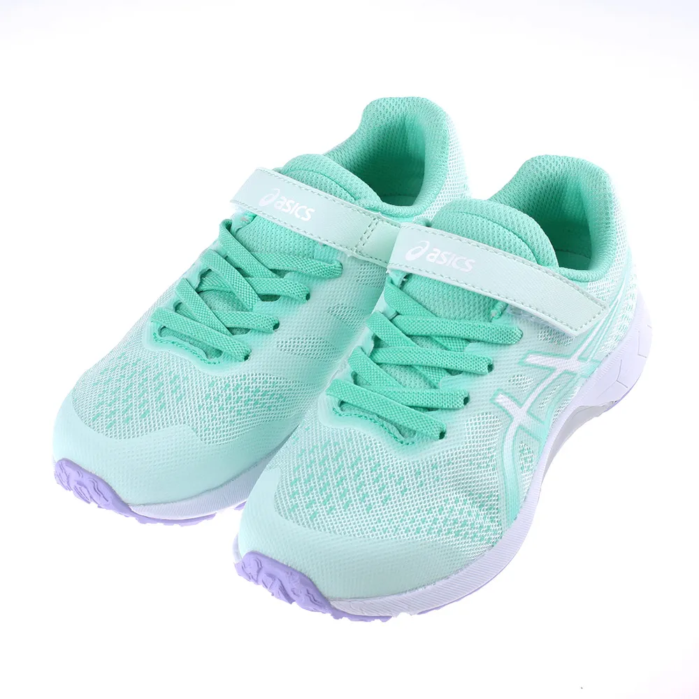 《布布童鞋》asics亞瑟士LAZERBEAM稜光深藍粉兒童機能運動鞋(16~21公分) [ J2N140R ] 歷史價格詳細信息