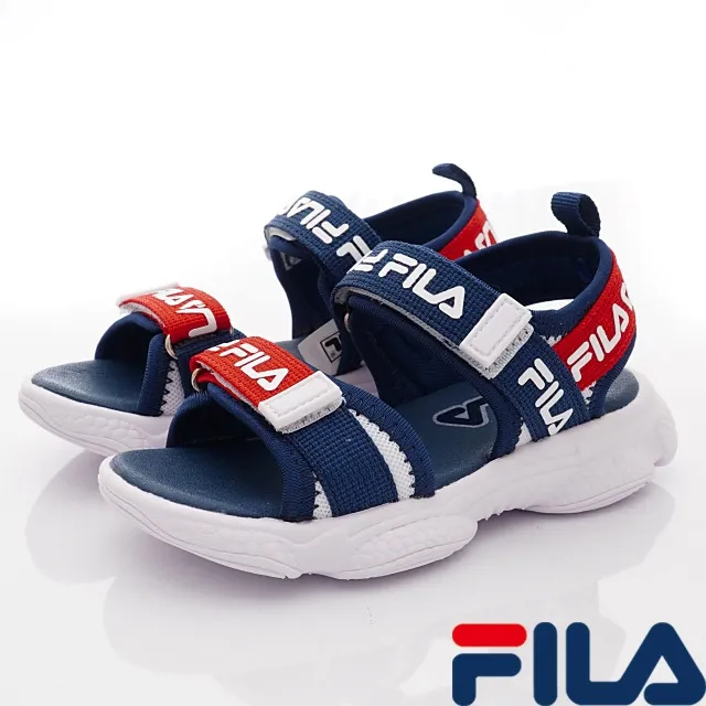 【FILA】頂級童鞋-休閒運動涼鞋-2-S427V-123藍-16~22cm 歷史價格詳細信息