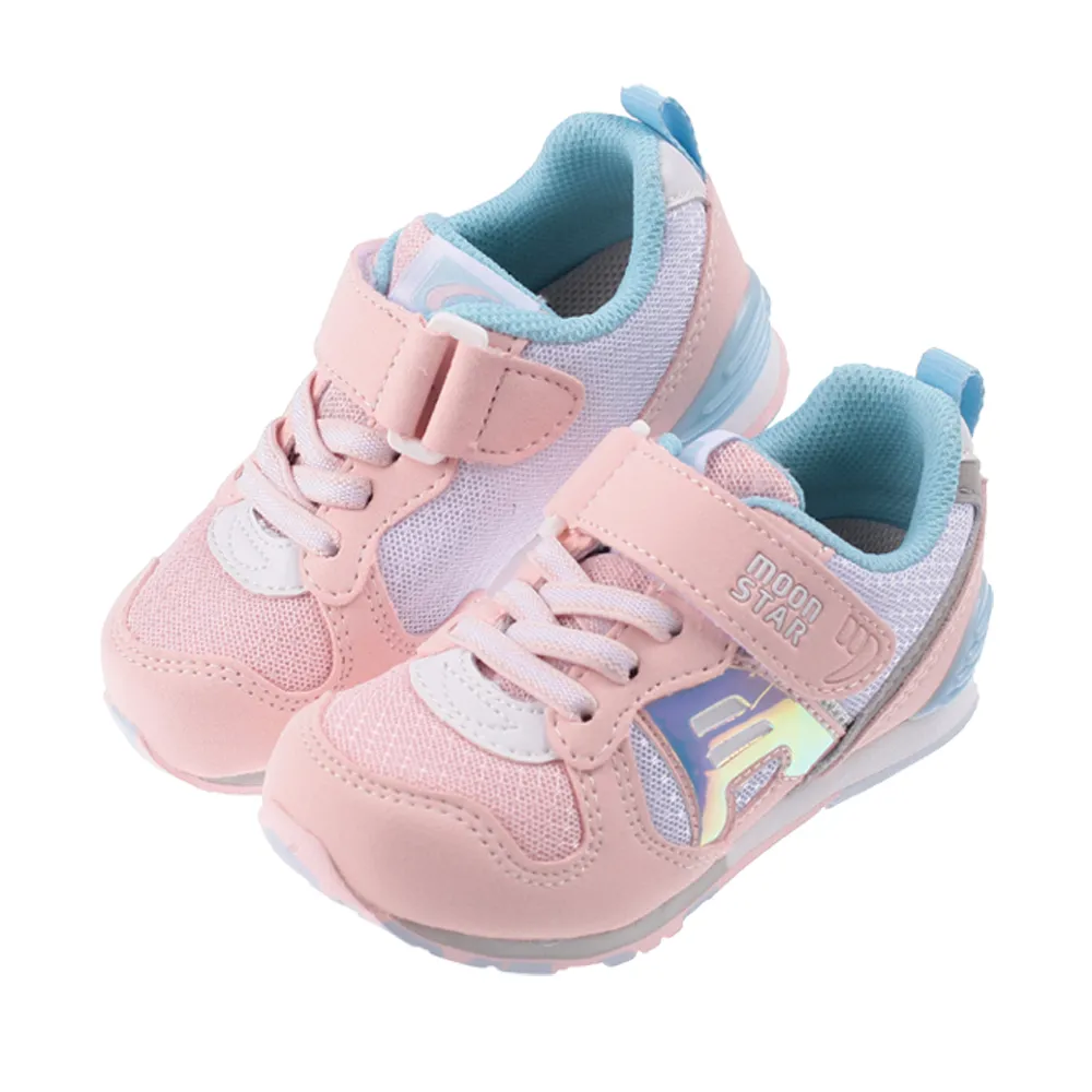 《布布童鞋》Moonstar日本月星天空藍兒童機能運動鞋(20~24公分) [ I4B018B ] 歷史價格詳細信息