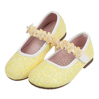 《布布童鞋》閃亮鑽石水晶蝴蝶結粉色兒童公主鞋(15~22公分) [ Q1P166G ] 歷史價格詳細信息