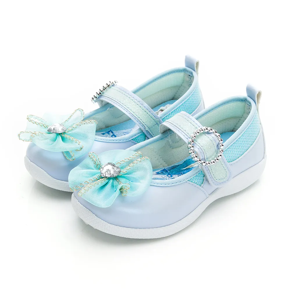 【Disney 迪士尼】童鞋 冰雪奇緣 公主休閒鞋 絆帶 方便穿脫 藍(FOKP37726) 歷史價格詳細信息