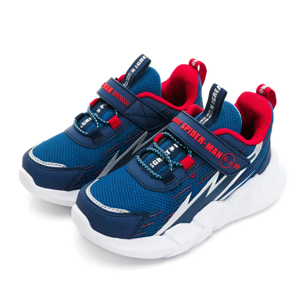 【Marvel 漫威】蜘蛛人 童鞋 輕量運動鞋/4D鞋墊 透氣 輕量 舒適 藍(MNKR45206) 歷史價格詳細信息