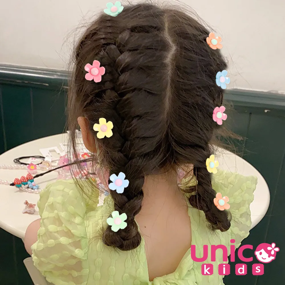 UNICO 兒童 清新甜美珠珠花朵造型後綁帶髮箍 歷史價格詳細信息