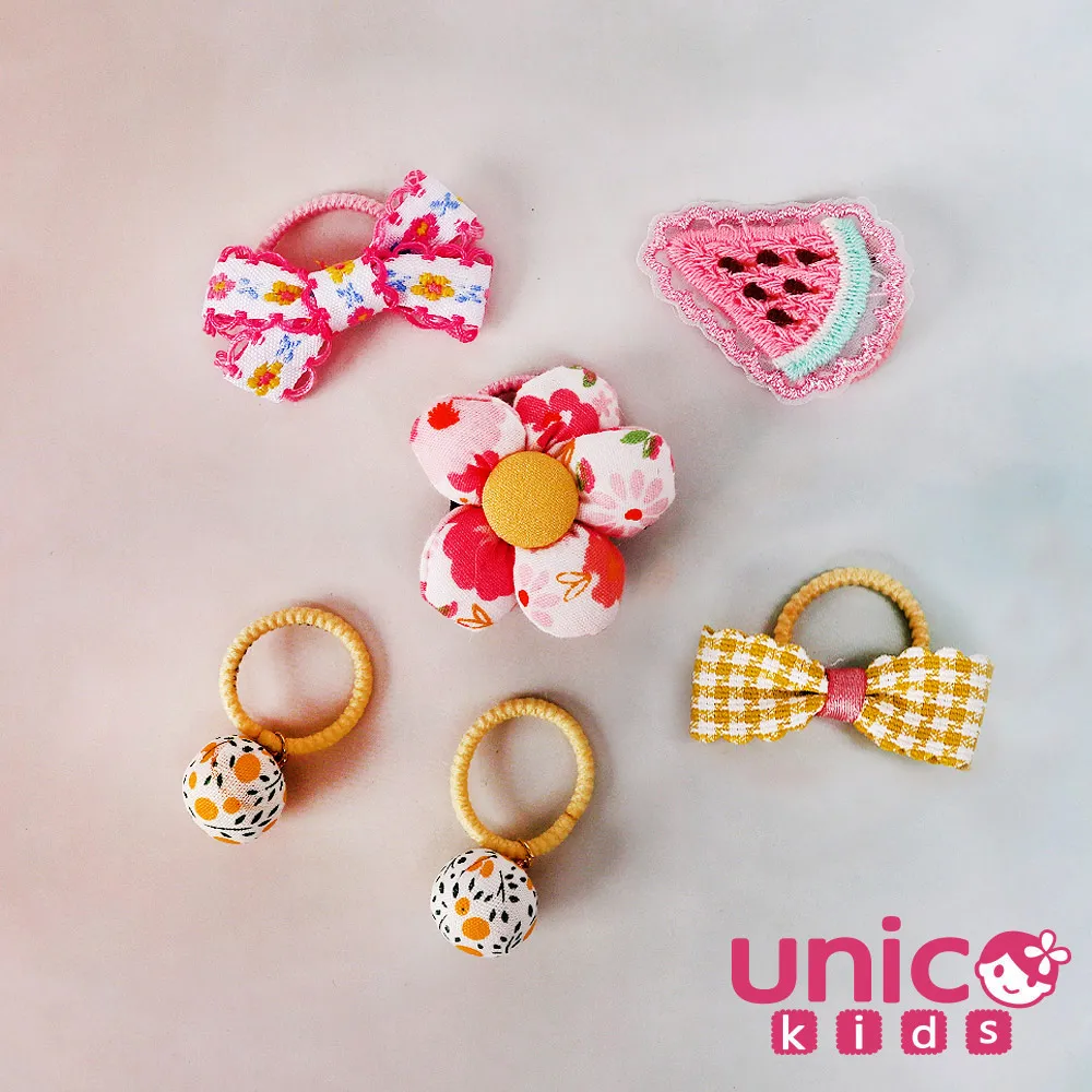 UNICO 兒童少髮量俏皮多款不傷髮120入盒裝髮圈/髮飾 歷史價格詳細信息