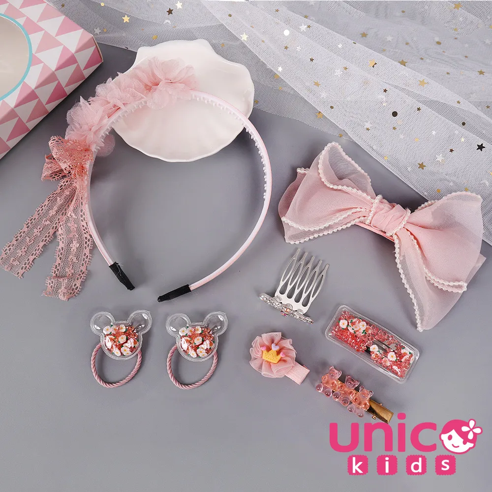 UNICO 兒童米奇風俏皮迷你波點格紋馬尾髮圈-2入 歷史價格詳細信息