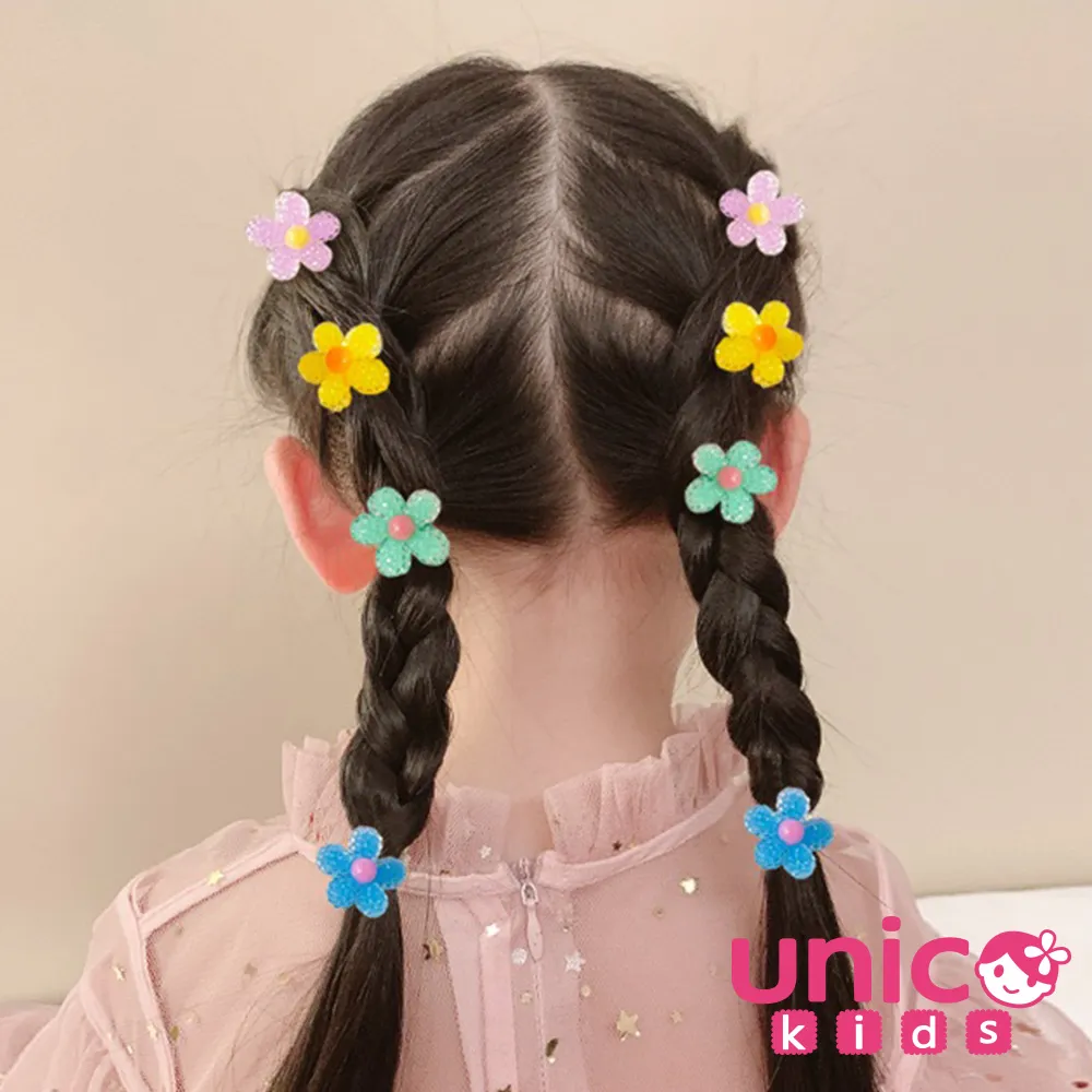UNICO 兒童 俏皮金色米奇百搭亮眼全包布髮夾/ 髮飾-5入組 歷史價格詳細信息