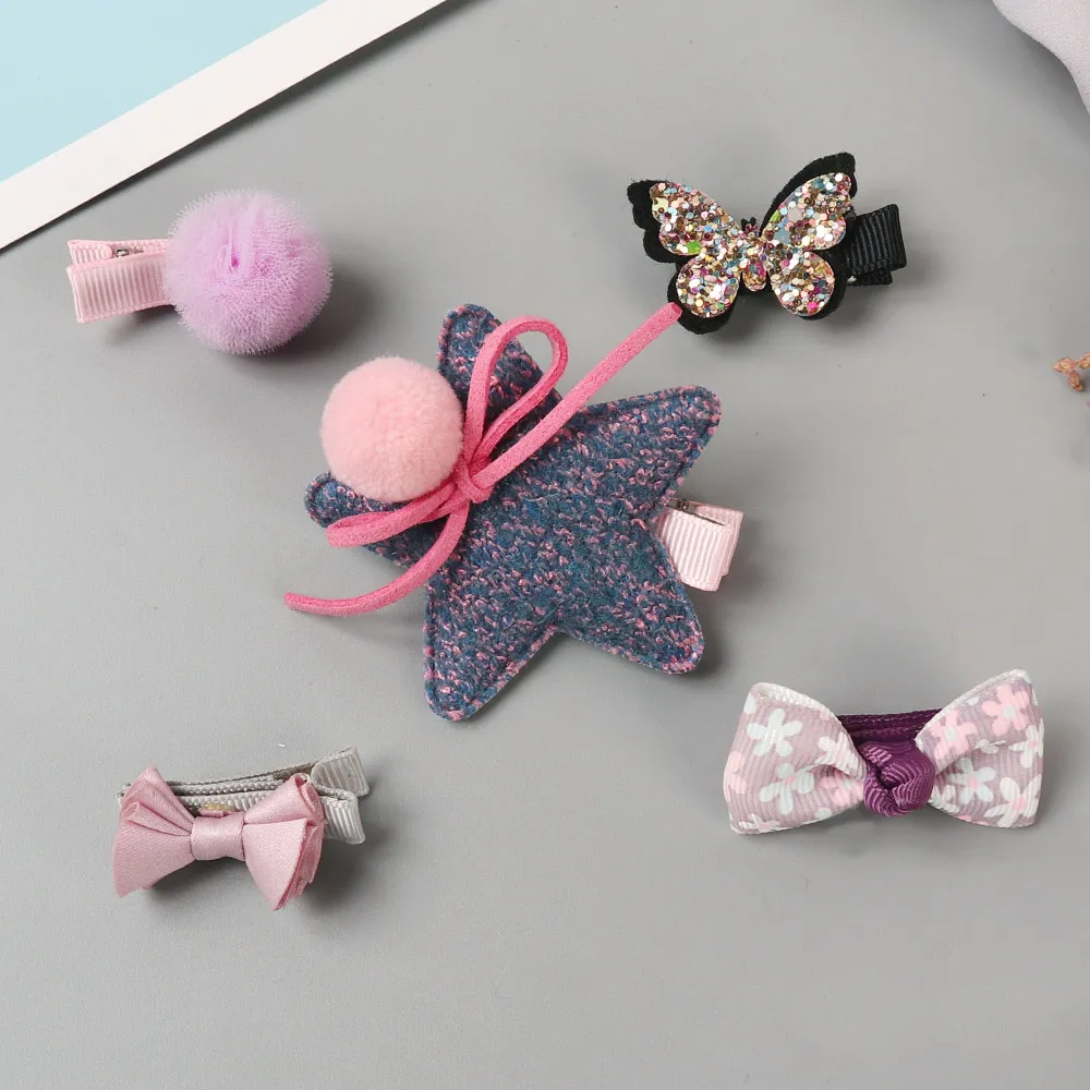 UNICO 兒童超靚長飄帶粉色蝴蝶結編髮全包布邊夾/髮夾-2入 歷史價格詳細信息