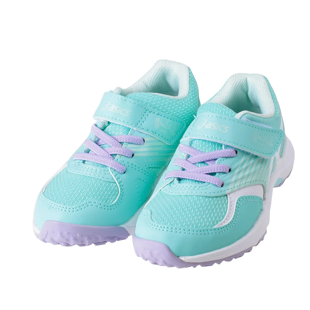 《布布童鞋》asics亞瑟士LAZERBEAM踊動寶藍兒童機能運動鞋(16~18.5公分) [ J2Y140B ] 歷史價格詳細信息