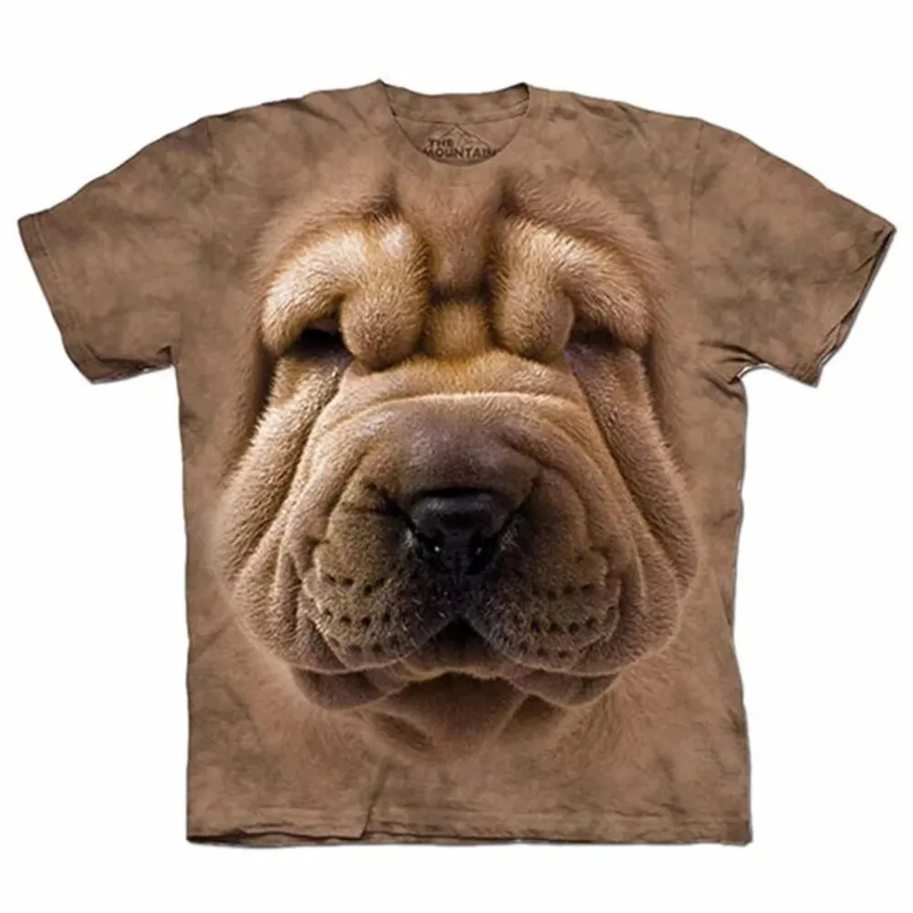 【摩達客】(現貨)美國進口The Mountain 長毛臘腸犬臉 短袖女版T恤精梳棉環保染 歷史價格詳細信息