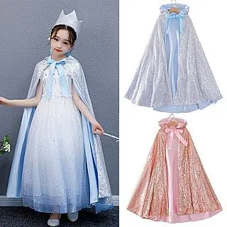萬聖節女童閃亮粉色公主洋裝 表演服 皇冠 魔法棒 3件/組 歷史價格詳細信息