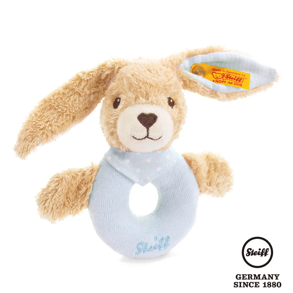 STEIFF德國金耳釦泰迪熊 Hoppi Rabbit 粉紅兔子(嬰幼兒安撫巾) 歷史價格詳細信息