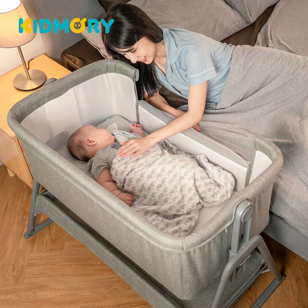 【KIDMORY】多功能可調式床邊床-全配組2色可選(含蚊帳、滾輪、搖桿/附床墊/可攜式/嬰兒床KM-526-SET) 歷史價格詳細信息