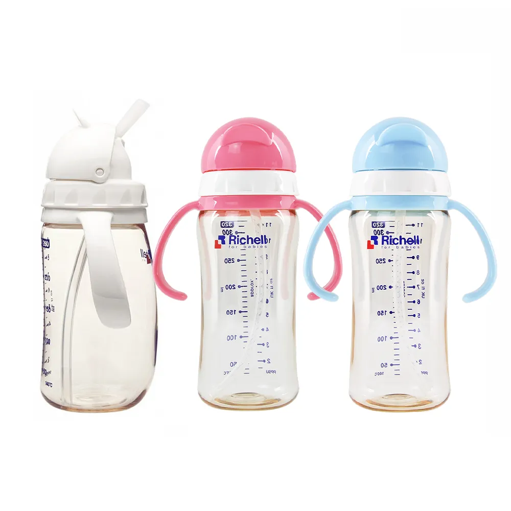 Richell利其爾PPSU吸管型哺乳瓶320ml (三色可挑) 578元 歷史價格詳細信息