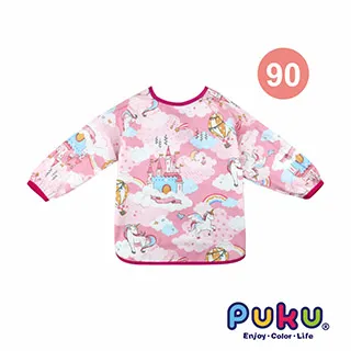 《PUKU》長袖防水圍兜衣_森林小樹(110cm) 歷史價格詳細信息