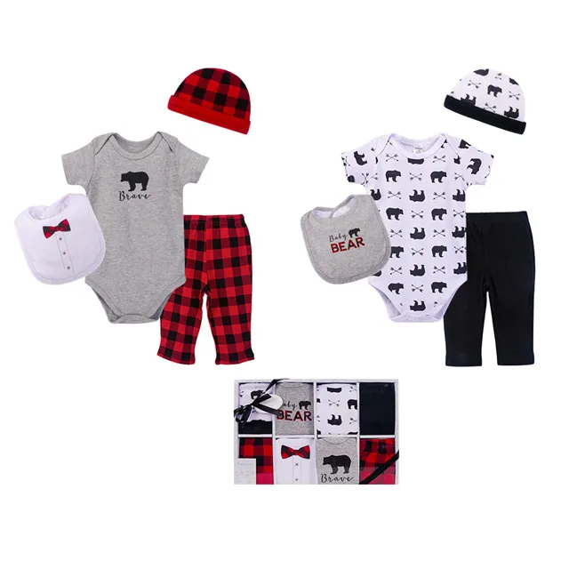 美國 luvable friends  嬰幼兒包屁衣與長褲最佳送禮8入彌月禮盒組_甜蜜夢境(LF18431) 歷史價格詳細信息