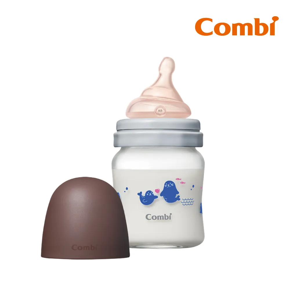 Combi 真實含乳寬口玻璃奶瓶 玻璃奶瓶 120ml 【樂兒屋】 歷史價格詳細信息