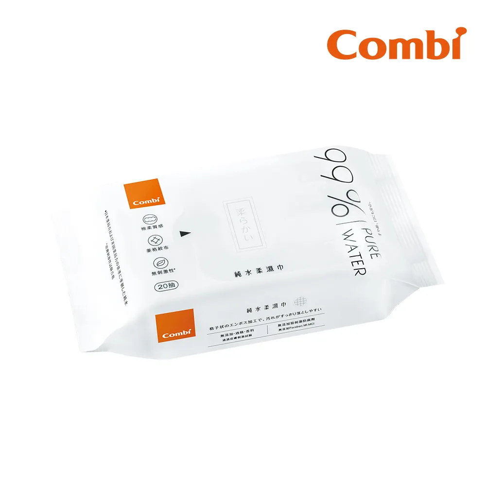 【Combi】純水柔濕巾 綜合箱購(10大包+10小包) 歷史價格詳細信息